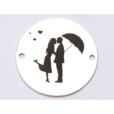E0619 GS Lovers under the umbrella 16.5mm 0.33