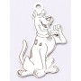 E0629-G-Charm argint 925 Scooby Doo  22x12mm 0,5 1 buc