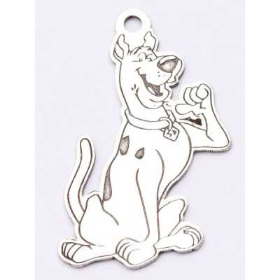 E0629-G-Charm argint 925 Scooby Doo  22x12mm 0,5 1 buc