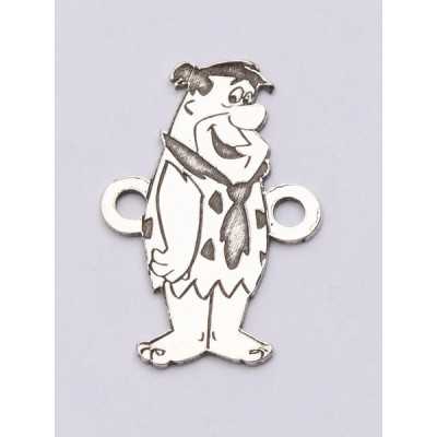 E0639-G-Link argint 925 Fred Flinstone  15.5x12mm 0,5  - 1 buc