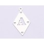 E0854-N-Pandant Argint 925  Romb decupat  21.5x13.5mm, 0.5 mm