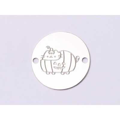 E0963-GS-Link Argint Pumpkin Cat  -  1 buc