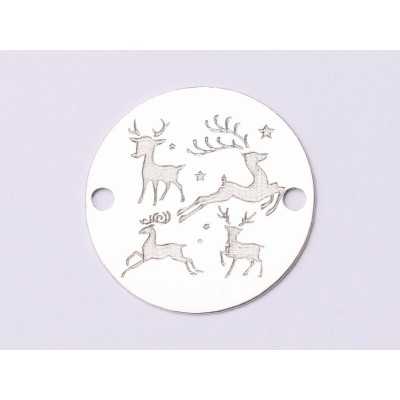 E0965-GS-Link Argint Reni  -  1 buc