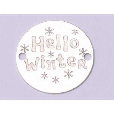 E0971-GS-Link Argint Hello Winter  -  1 buc