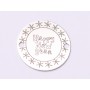 E0986-GS-Link Argint Happy New Year  -  1 buc