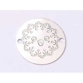 E1008-GS-Link Argint Snowflake 1 buc
