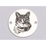E1123-GS-Link Argint 925 cu pisica model 1 -  1buc
