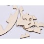 L235- Puzzle testoasa din lemn  1buc