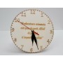 L238- Decupaj ceas lemn 17 cm  1buc