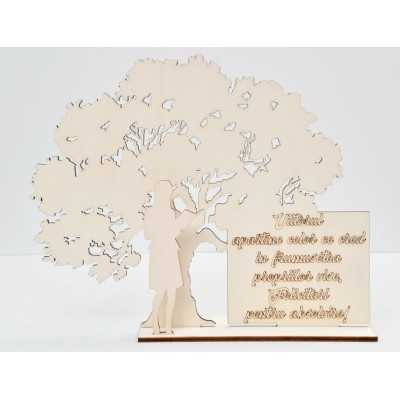 L242- Decupaj copac "Absolvire..." 30x24 cm  1buc