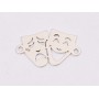 E1230-Link decupaj masti teatrale 15.5x9.5x0.5 mm  1 buc