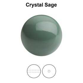 0543-Preciosa Round Pearl Maxima 1H Pearlescent Cream 6mm