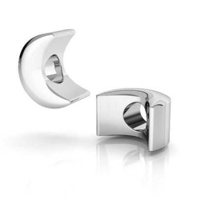 G1546-Pandant / Distantier semiluna din argint 925  9.2*5.6mm