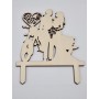 L283-Cake topper "Miri" model 2 15x20cm  1buc