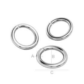 G0616-Zale simple argint 925 1.0x4.75mm sirma tare 1 buc