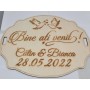 L288-Decoratiune nunta personalizabila 50x40 cm  1buc