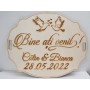 L288-Decoratiune nunta personalizabila 50x40 cm  1buc