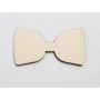 L291-Decoratiune blank papion  10x5 cm  1buc