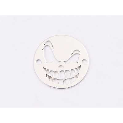 E1331-N-Link argint 925 Scary face 12mm -  1buc