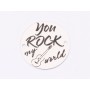 E1334-GS-Link argint 925 You rock my world 16,5mm -  1buc