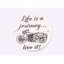 E1335-GS-Link argint 925 Life is a journey... live it! 16,5mm -  1buc