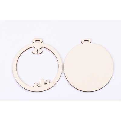 L377-Decoratiune glob personalizabil cu foto 10x9 cm  1buc