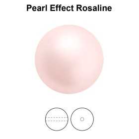 0249-Preciosa Pearl Nacre Round Rosaline Pearl Effect  12mm