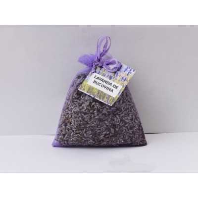 H033-Saculet de organza cu lavanda, 15gr  - 1 bucata