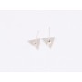 E1388 N Cercel  triunghi din argint 925 10x9.7x0.5mm