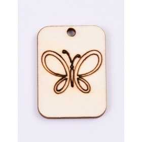 L427-Decupaj lemn 4*3cm Fluturas  -1 buc