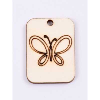 L427-Decupaj lemn 4*3cm Fluturas  -1 buc