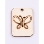 L427-Decupaj lemn 4*3cm Fluturas  -1 buc