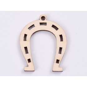 L436-Decupaj lemn 3.5*3cm Potcoava  -1 buc