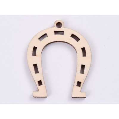 L436-Decupaj lemn 3.5*3cm Potcoava  -1 buc