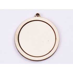 L438-Decupaj lemn 4.5*4cm tip gherghef  -1 buc