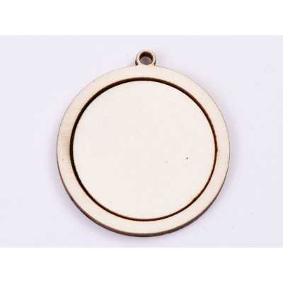 L438-Decupaj lemn 4.5*4cm tip gherghef  -1 buc