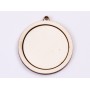 L438-Decupaj lemn 4.5*4cm tip gherghef  -1 buc