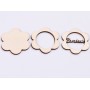 L440-Blank 3 straturi pentru licheni 5*5cm Zambeste   -1 buc