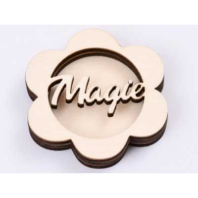 L442-Blank 3 straturi pentru licheni 5*5cm Magie   -1 buc