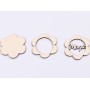 L442-Blank 3 straturi pentru licheni 5*5cm Magie   -1 buc