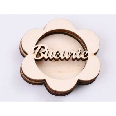 L443-Blank 3 straturi pentru licheni 5*5cm Bucurie   -1 buc