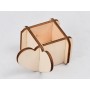 L448-Decupaj cutie lemn inimioara  -1 buc