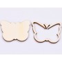 L481-Blank fluturas 2 straturi pentru licheni 5.5x4cm   -1 buc