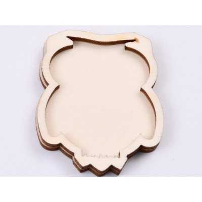 L482-Blank bufnita 2 straturi pentru licheni 5.5x4.5cm   -1 buc
