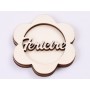 L483-Blank 3 straturi pentru licheni 5*5cm Fericire   -1 buc