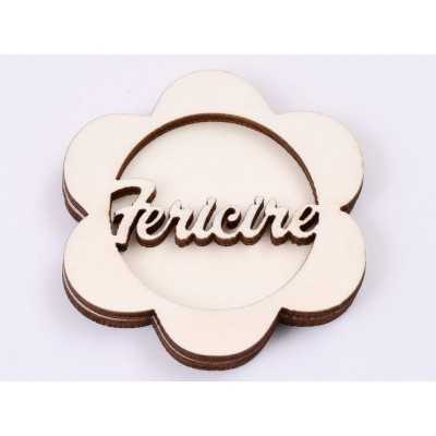 L483-Blank 3 straturi pentru licheni 5*5cm Fericire   -1 buc