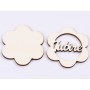 L484-Blank 3 straturi pentru licheni 5*5cm Iubire   -1 buc