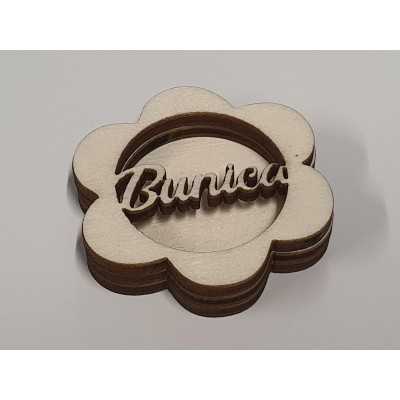 L493-Blank 3 straturi pentru licheni 5*5cm Bunica   -1 buc