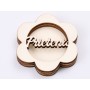 L502-Blank 3 straturi pentru licheni 5*5cm Prietena   -1 buc
