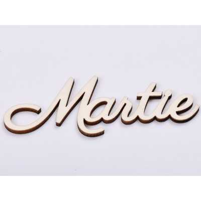 L536-Text din lemn Martie  11x4.2cm
